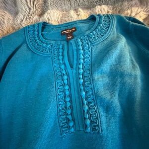 Teal colored Womens sweater
